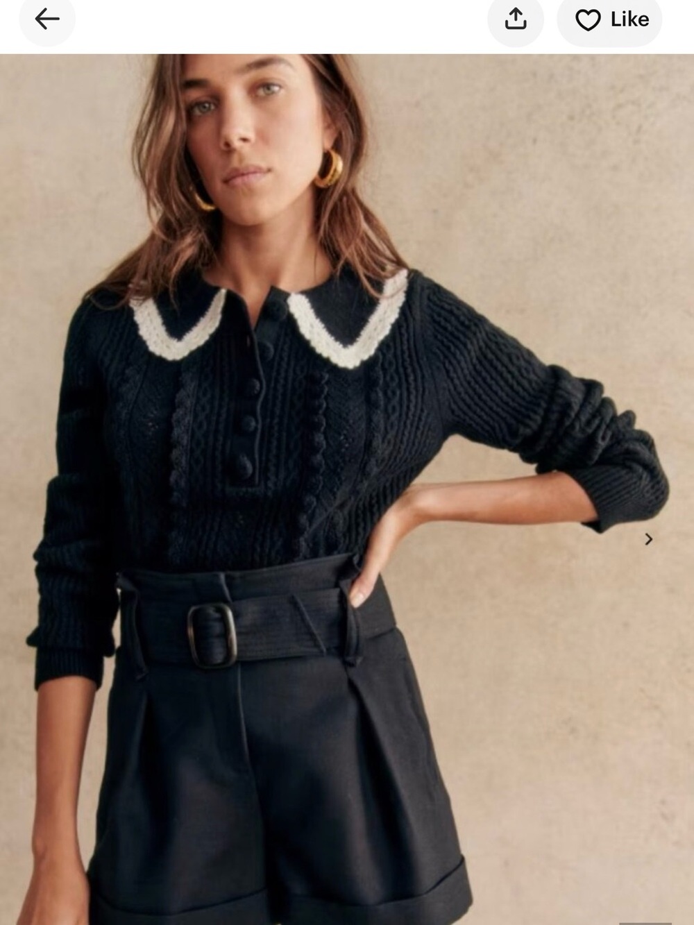 ISO Sezane Frances Jumper